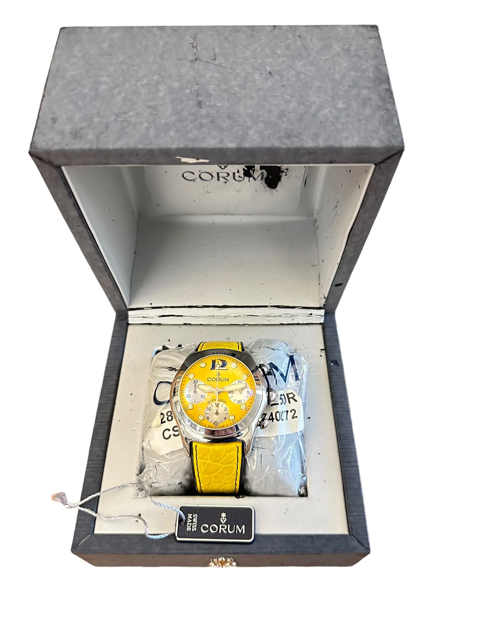 Corum Bubble Silver Yellow 1