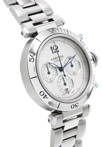 Cartier Pasha Seatimer w31030H3 38mm Stainless steel Silver 2
