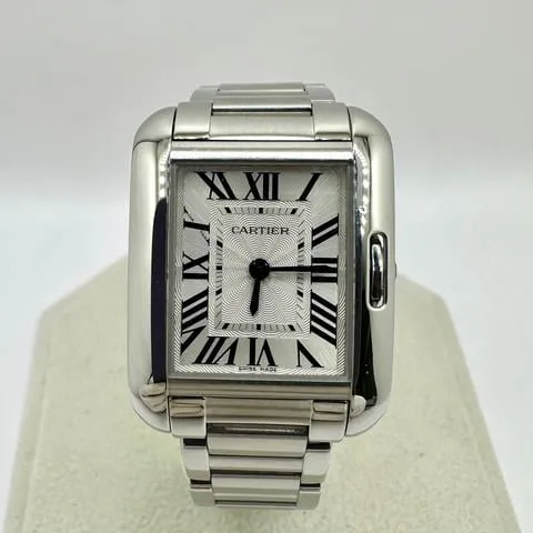 Cartier Tank Anglaise 3485 Stainless steel Silver