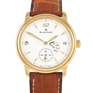 Blancpain Villeret Ultra-Slim 1106-1418-55b Yellow gold White