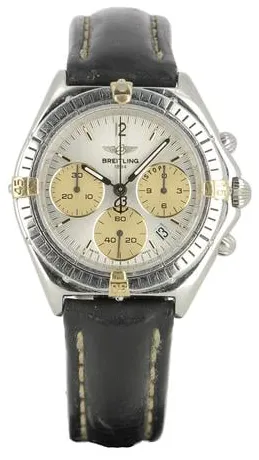 Breitling Chronomat B55046 36mm Yellow gold and Stainless steel Silver