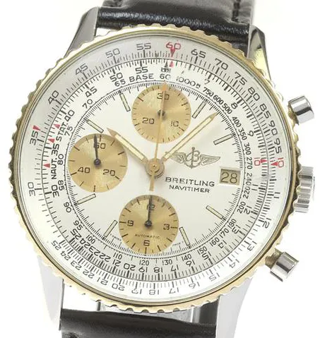 Breitling Old Navitimer 81610 41mm Silver Silver