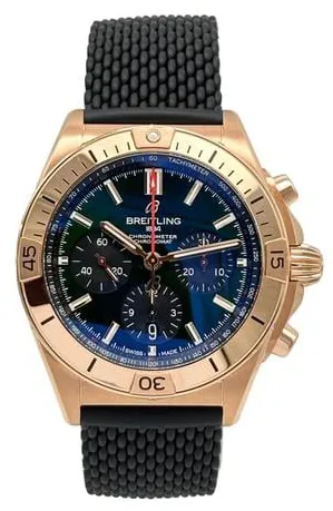 Breitling Chronomat RB01342A1L1S1 42mm Rose gold Green