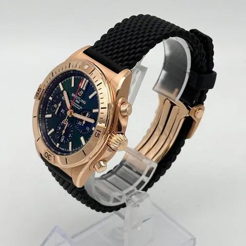 Breitling Chronomat RB01342A1L1S1 42mm Rose gold Green 1