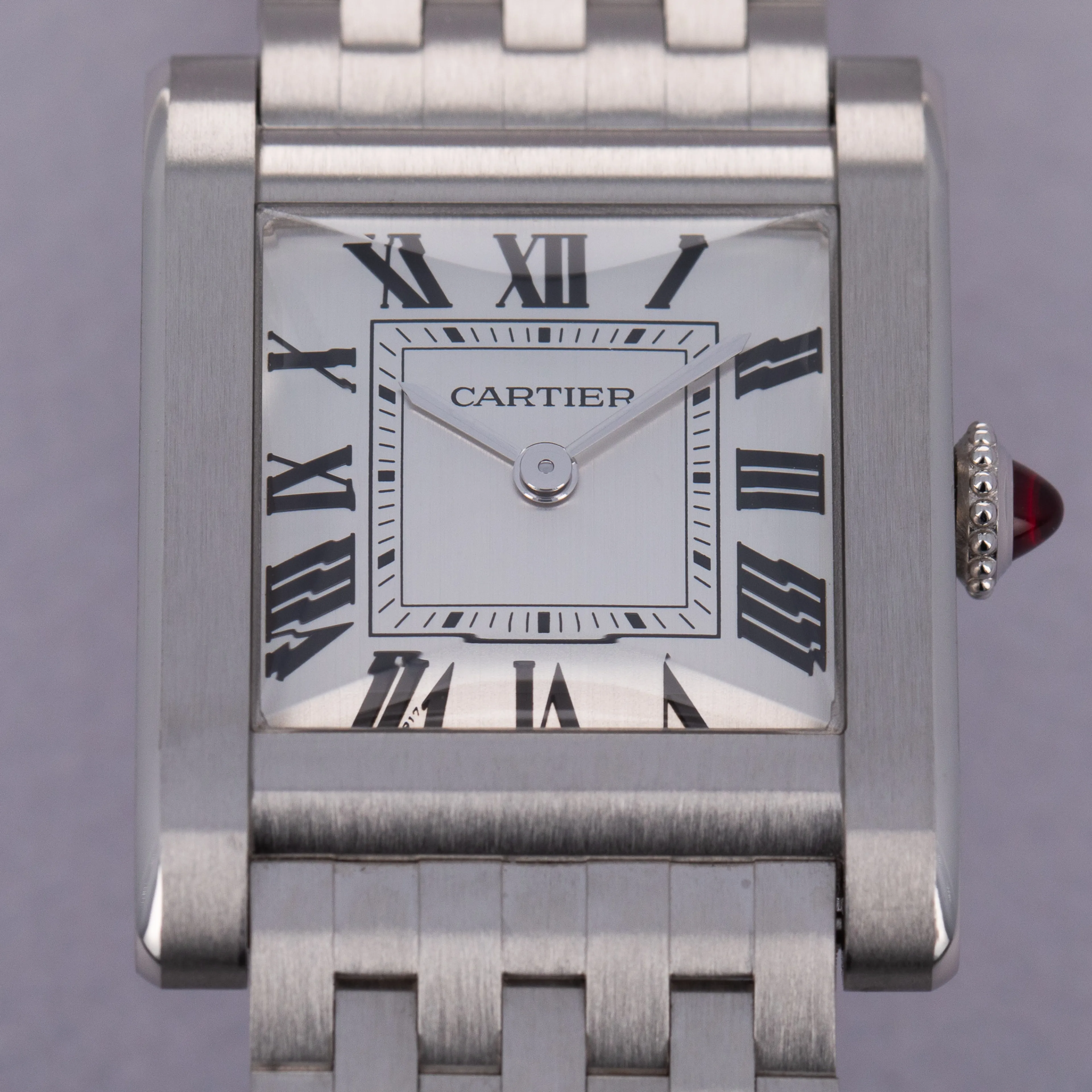 Cartier Tank WGTA0111 32.7mm Platinum Silver 9