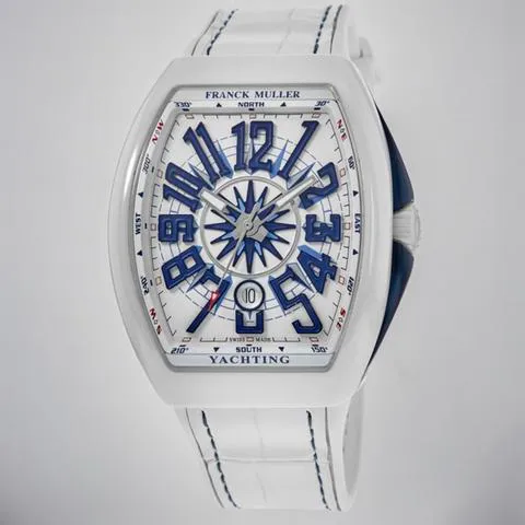 Franck Muller Vanguard V 45 SC DT  CR BC (BL) 45mm Ceramic Blue