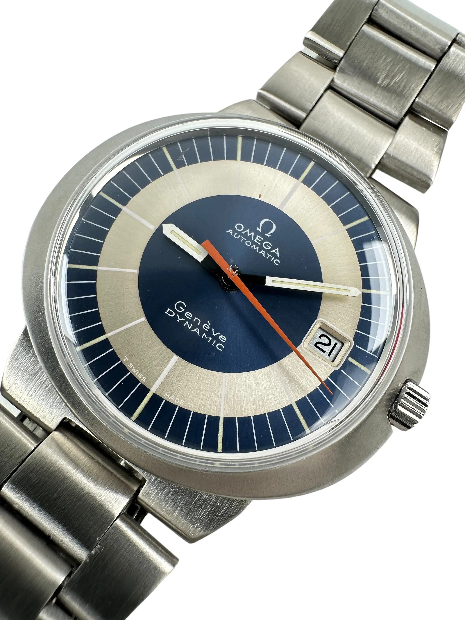 Omega Dynamic 41mm Stainless steel Blue and Silver 3