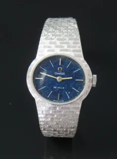 Omega De Ville White gold Blue