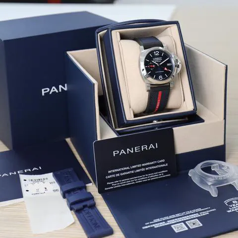 Panerai Luminor PAM01404 40mm Stainless steel Blue 7