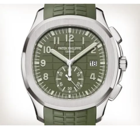 Patek Philippe Aquanaut 5968G-010 42mm White gold Green