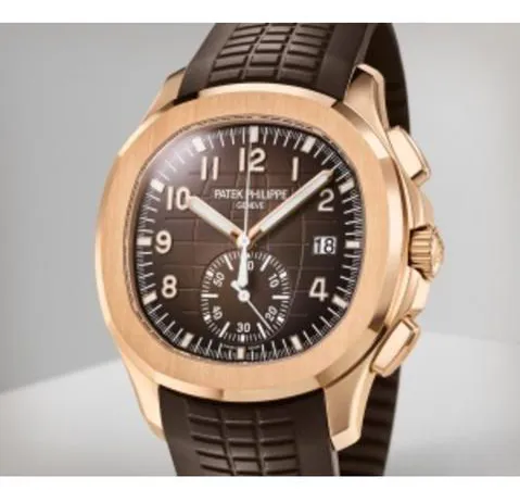 Patek Philippe Aquanaut 5968R-001 42mm Rose gold Brown