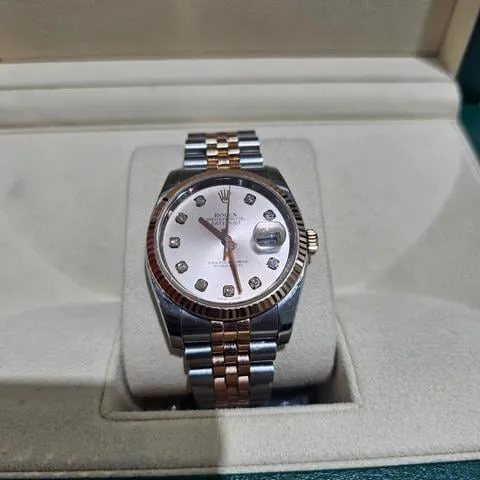 Rolex Datejust 36 116231 36mm Yellow gold and Stainless steel Rose