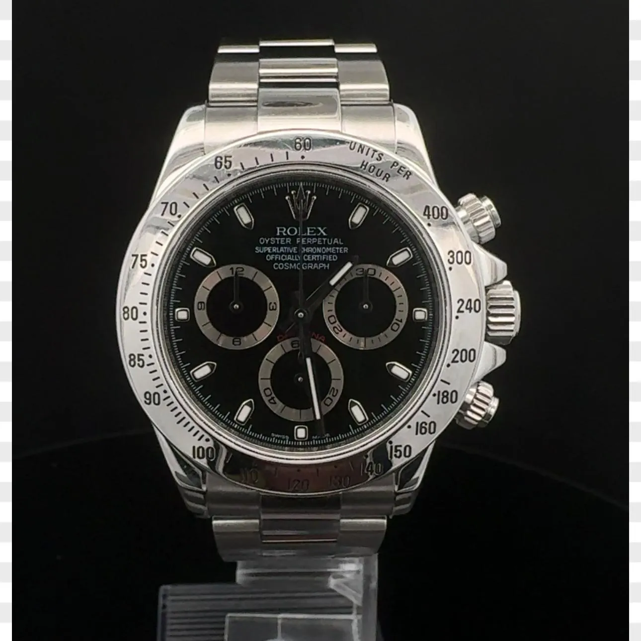 Rolex Daytona 116520 40mm Stainless steel Black