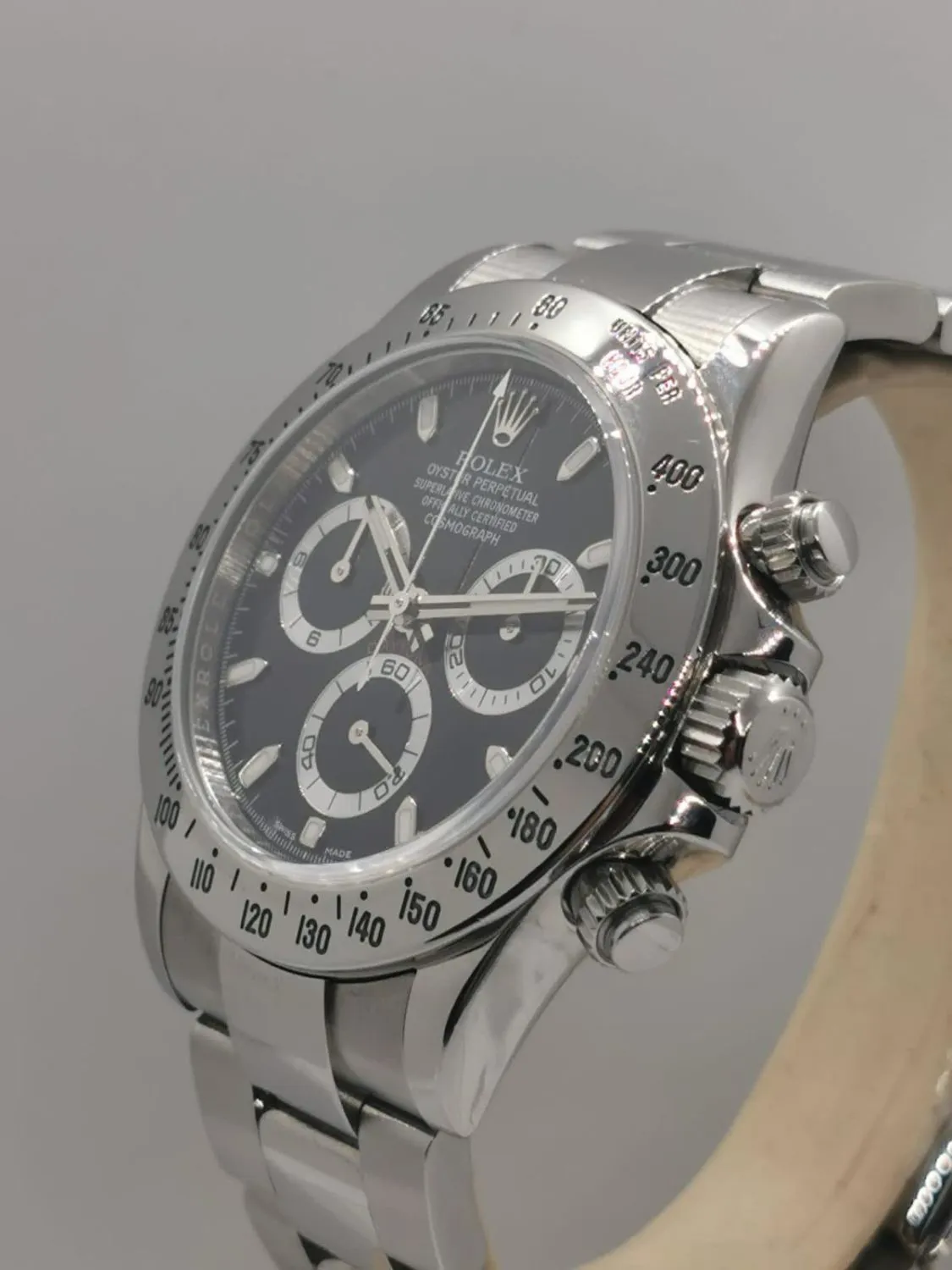 Rolex Daytona 116520 40mm Stainless steel Black 4