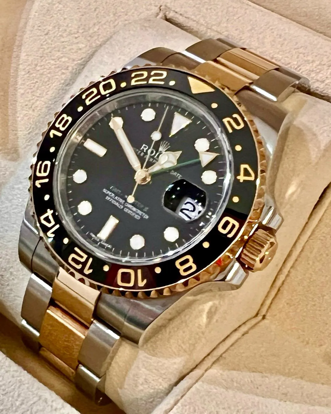 Rolex GMT-Master II 116713LN 40mm Ceramic and Yellow gold and Stainless steel Black 1