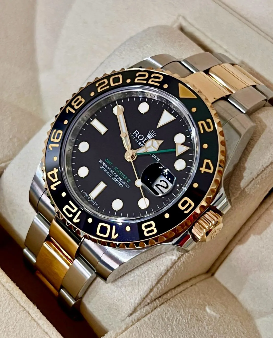 Rolex GMT-Master II 116713LN 40mm Ceramic and Yellow gold and Stainless steel Black 3