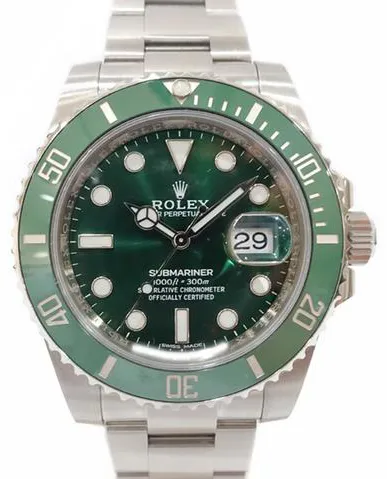 Rolex Submariner Date 116610LV 40mm Stainless steel Green