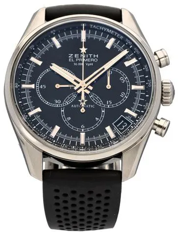 Zenith El Primero 36'000 VpH 42mm Stainless steel Black