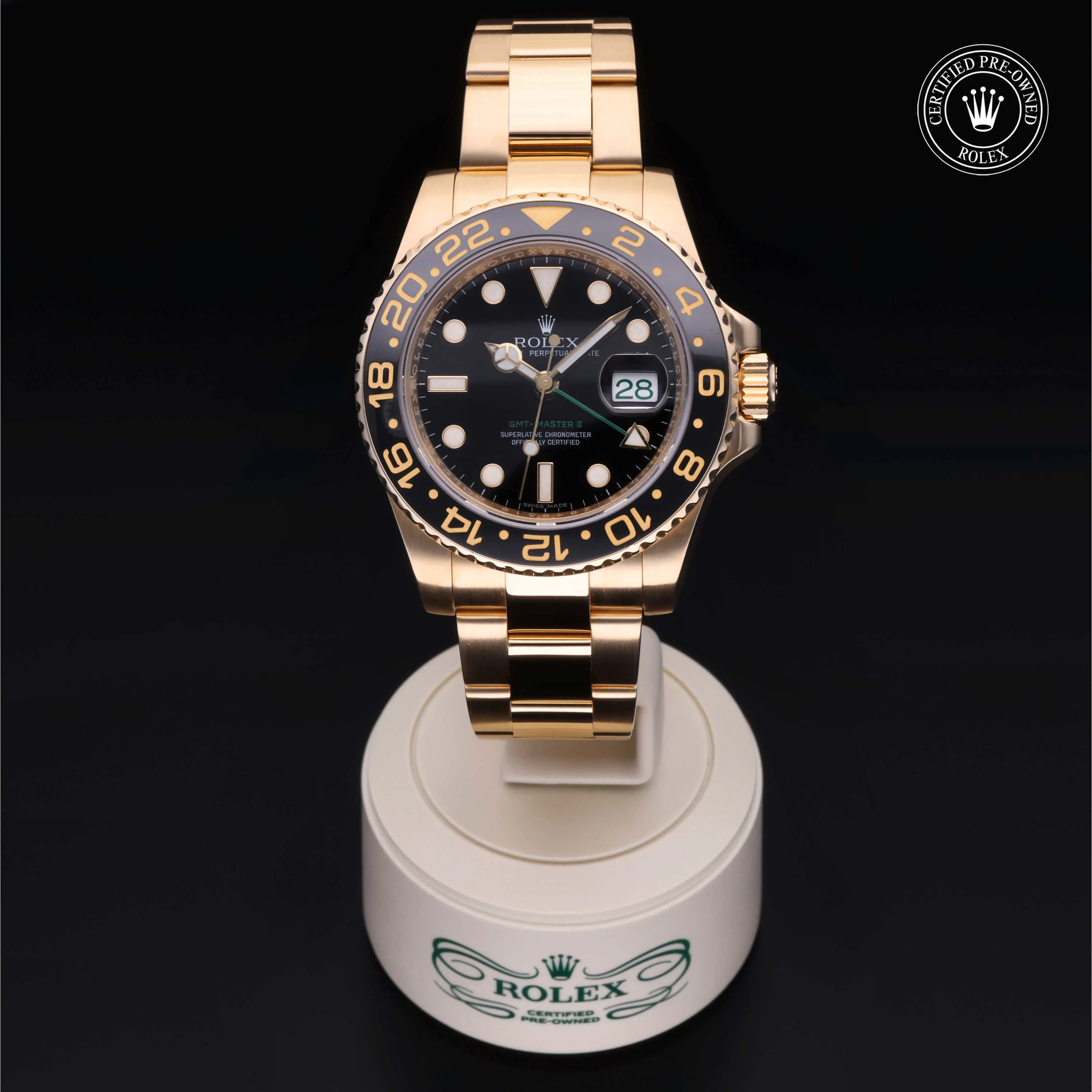 Rolex GMT-Master II 116718 40mm Yellow gold Black 1