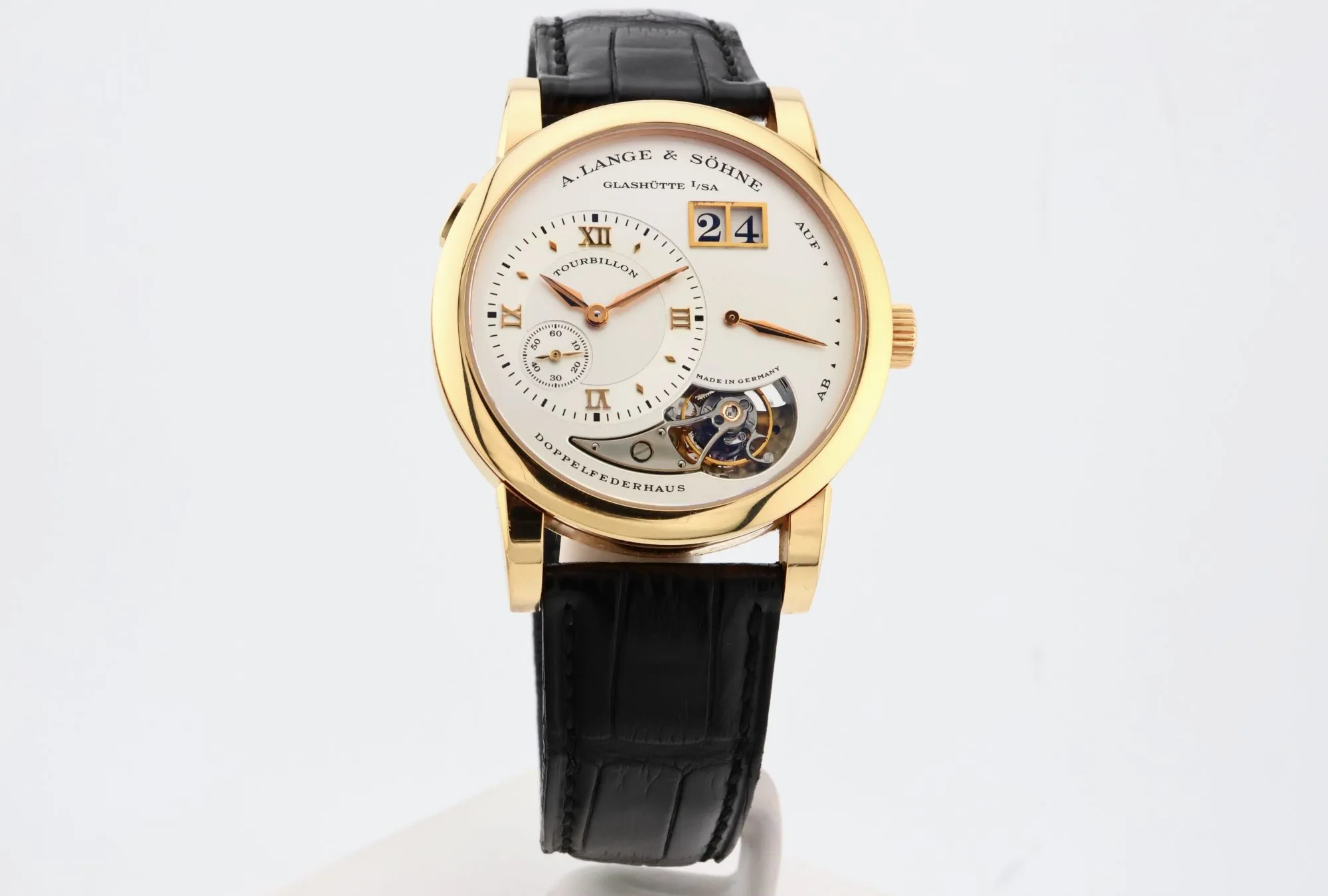 A. Lange & Söhne Lange 1 704.032 38.5mm Rose gold Silver