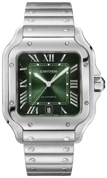 Cartier Santos WSSA0062 40mm Stainless steel Green