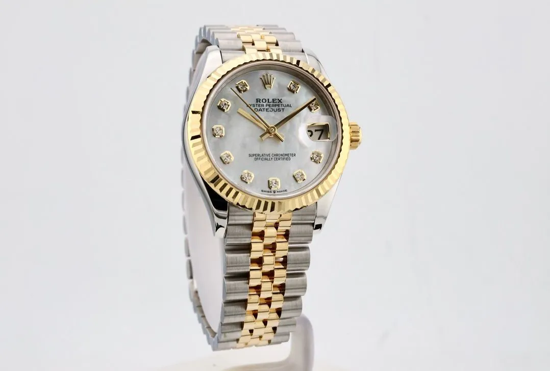 Rolex Datejust 278273 31mm Yellow gold and stainless steel Mother-of-pearl