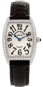 Franck Muller Curvex 1752 QZ D 25mm White gold Silver