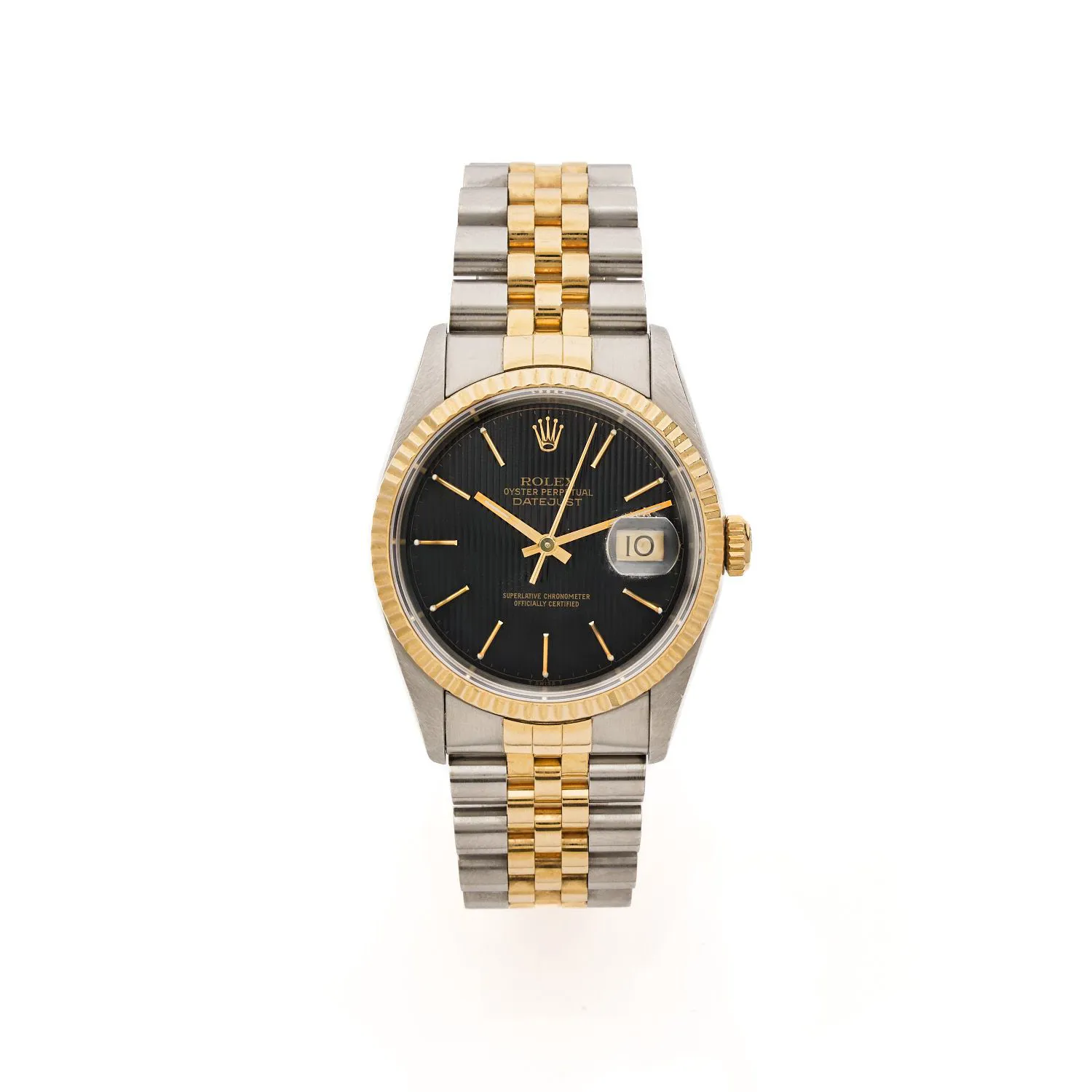 Rolex Datejust 36 16233 36mm Yellow gold and stainless steel Black 1