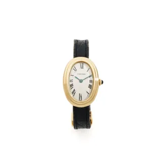 Cartier Baignoire Yellow gold White