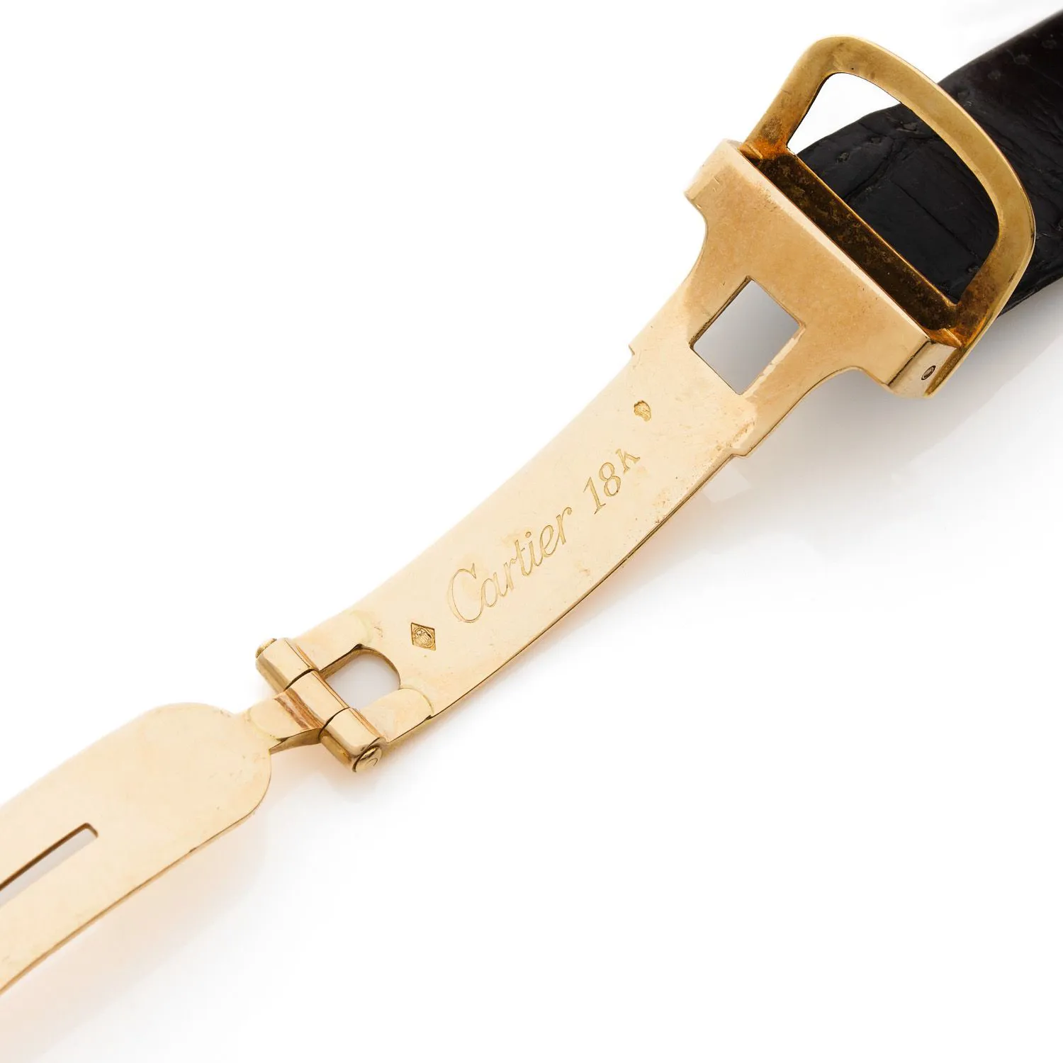 Cartier Tank 22mm Yellow gold White 2