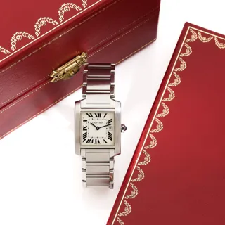 Cartier Tank 2465 Stainless steel Silver