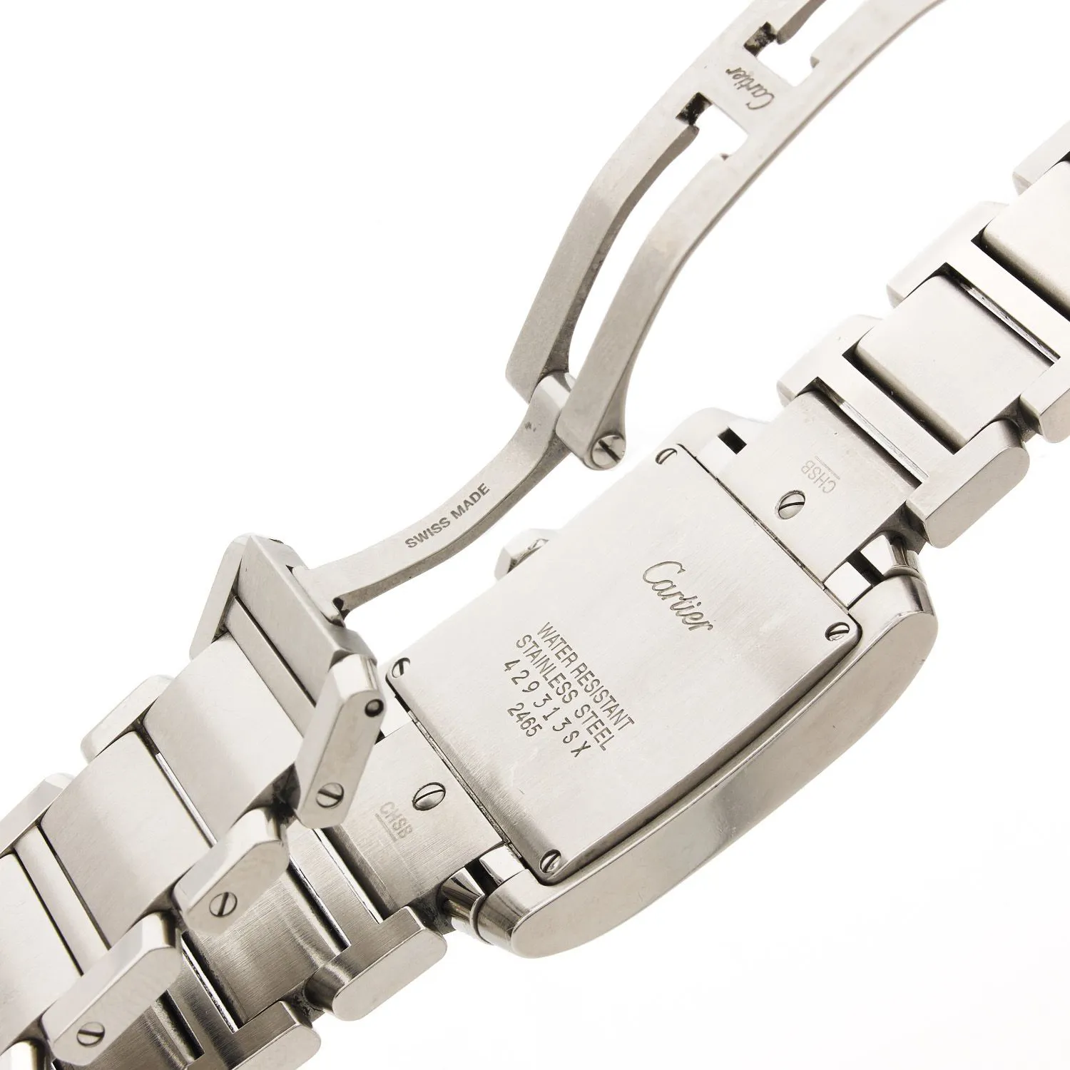 Cartier Tank 2465 25mm Stainless steel Silver 1