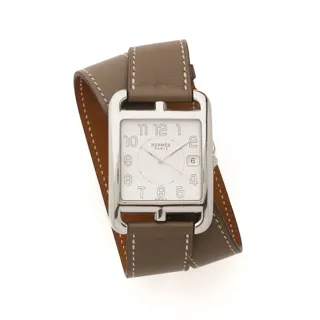 Hermès Cape Cod CC1.810 Stainless steel White