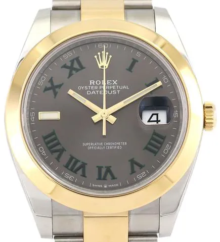 Rolex Datejust 41 126303 41mm Yellow gold and Stainless steel Gray