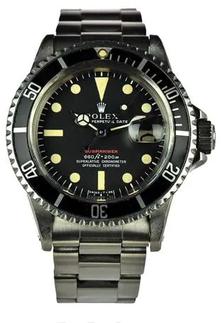 Rolex Submariner Date 1680 40mm Stainless steel Red