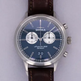 Shinola Runwell Jackie Robinson Limited Edition Chronograph S0120058983 Stainless steel Blue