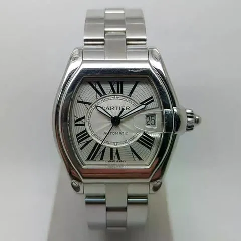 Cartier Roadster W62025V3 38mm Stainless steel Silver