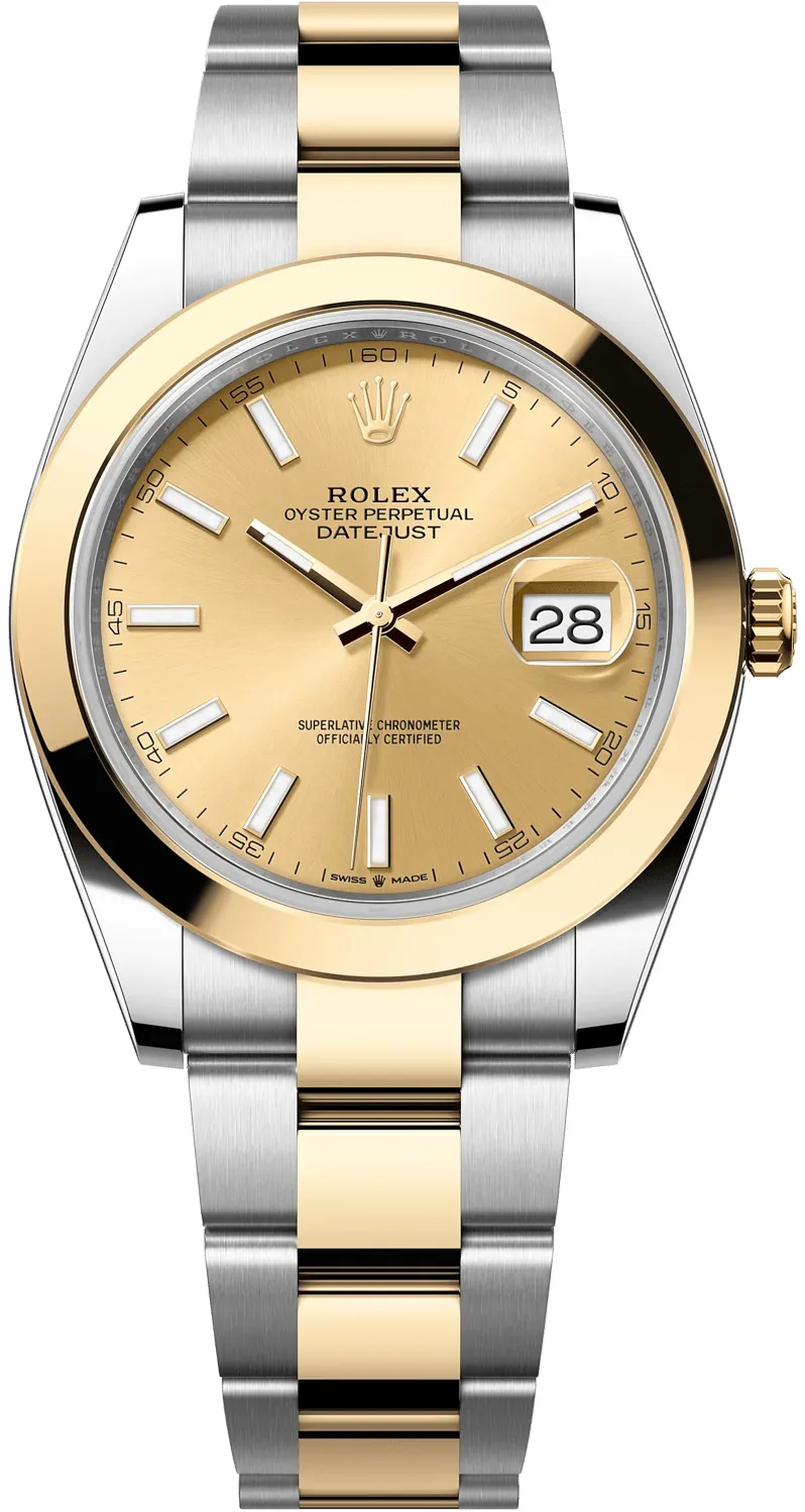 Rolex Datejust 126303-0009 41mm Stainless steel Champagne