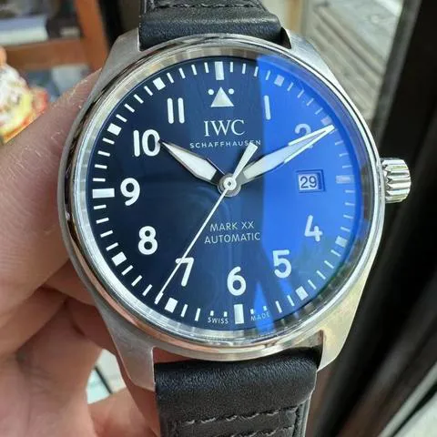 IWC Pilot Mark IW3282-03 40mm Stainless steel Blue 3