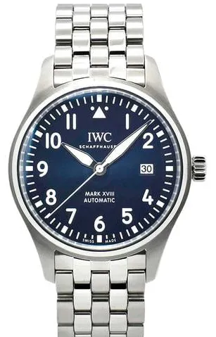 IWC Pilot Mark IW327014 40mm Stainless steel Blue