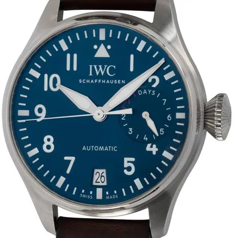 IWC Big Pilot IW500916 46mm Stainless steel Blue