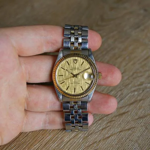 Tudor Prince Oysterdate 75203 34mm Yellow gold and stainless steel Gold