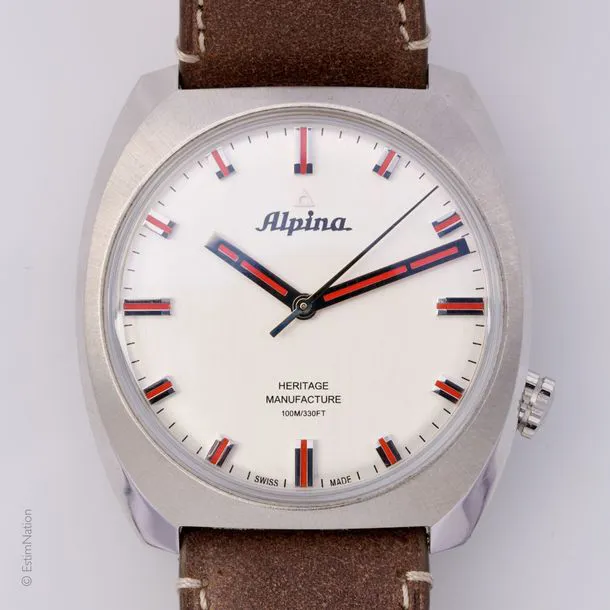 Alpina Startimer 40mm Stainless steel Silver