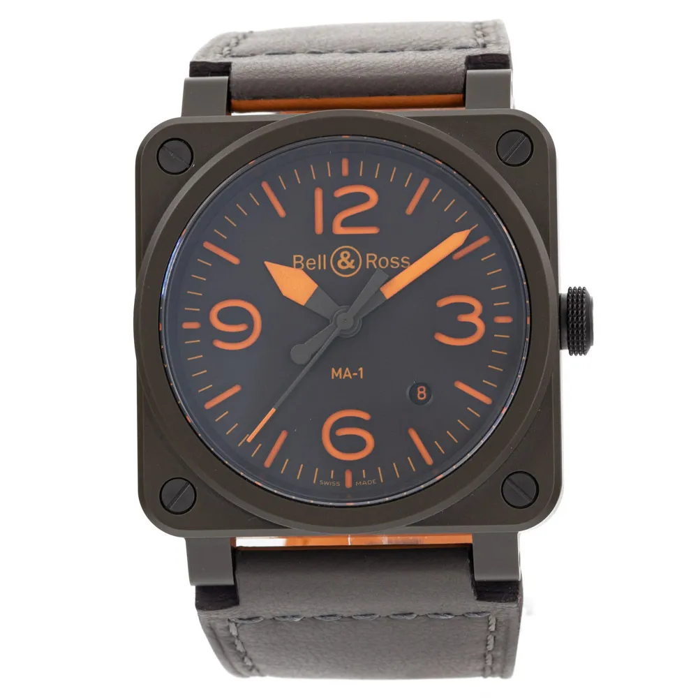 Bell & Ross Instruments BR0392-KAO-CE/SCA 42mm Ceramic and PVD Khaki