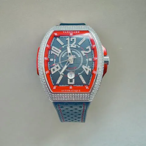 Franck Muller Vanguard V 45 SC DT RCG JA 45mm Stainless steel Black