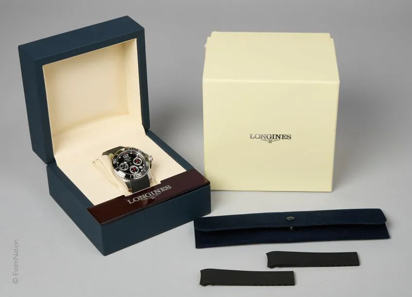 Longines HydroConquest L37834569 41mm Steel Black 1