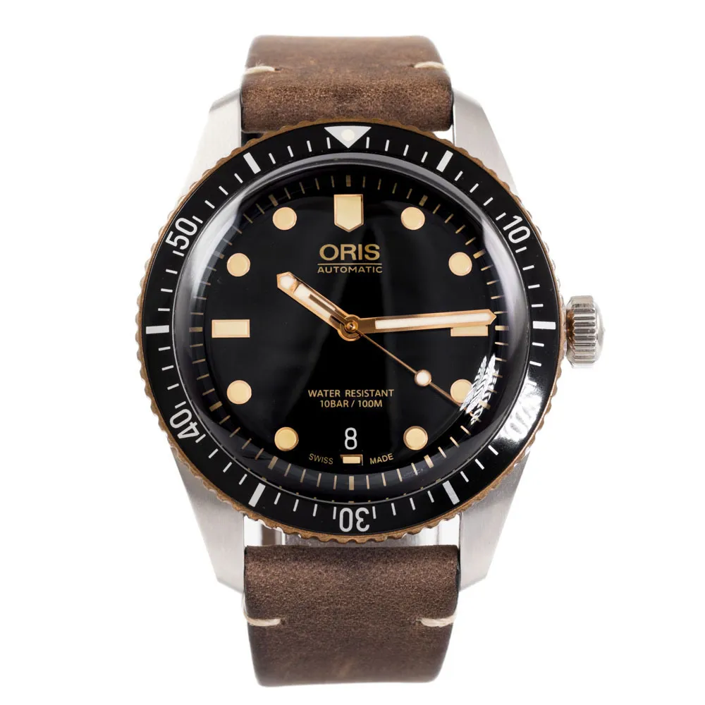 Oris Divers Sixty Five 733 7707 4354LS 40mm Stainless steel Black