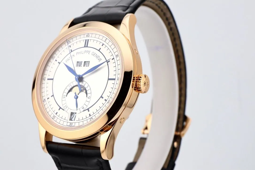 Patek Philippe Annual Calendar 5396R-001 38mm Rose gold Silver 2