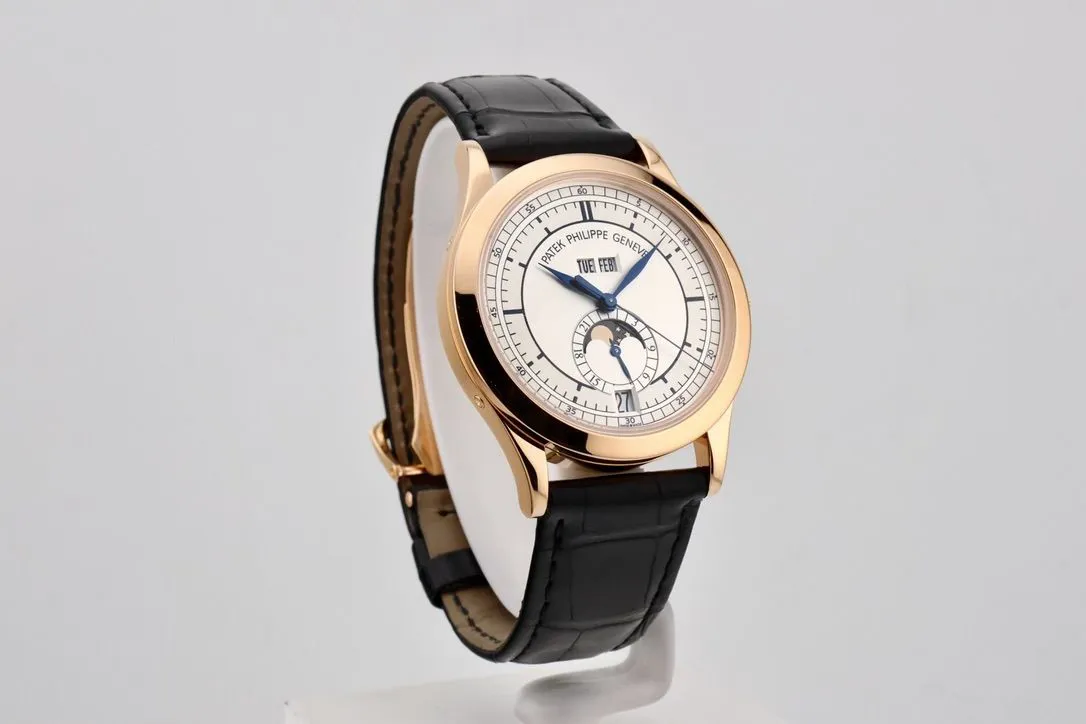 Patek Philippe Annual Calendar 5396R-001 38mm Rose gold Silver 8