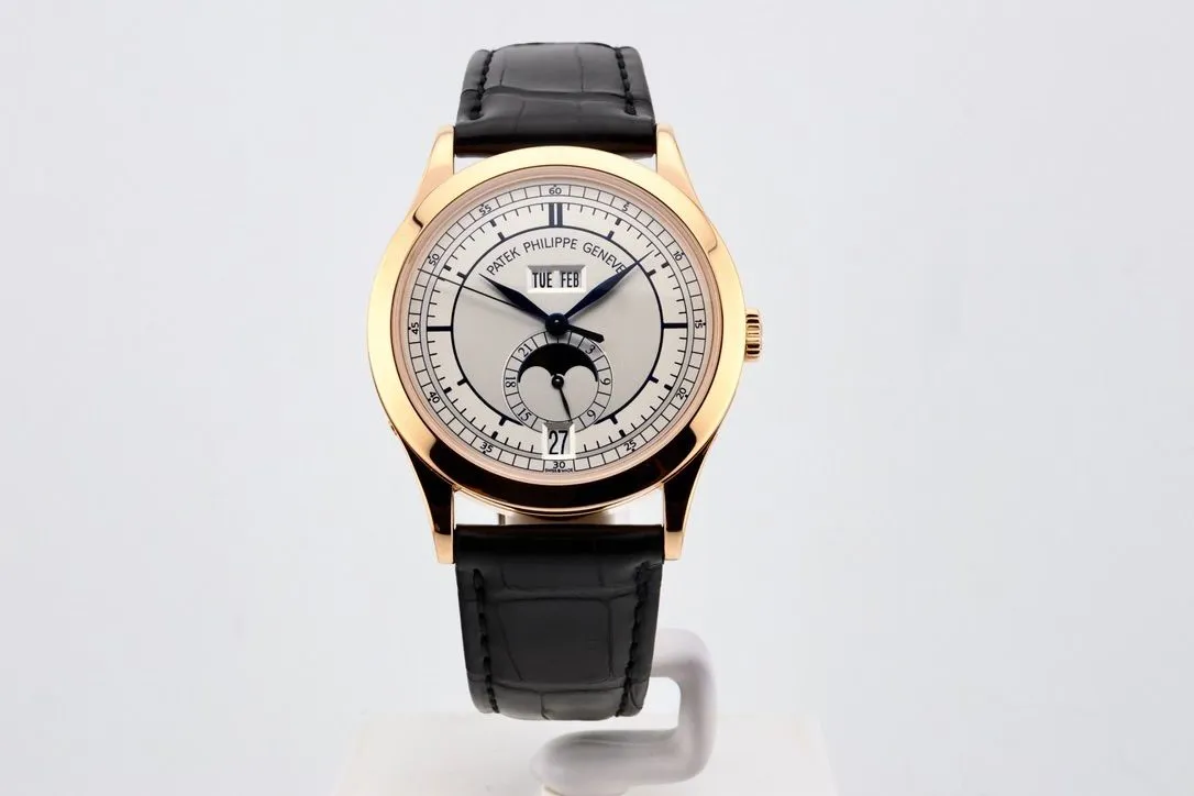 Patek Philippe Annual Calendar 5396R-001 38mm Rose gold Silver 10